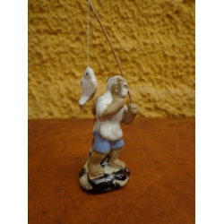 Bibelo de Pescador em Porcelana 06cm