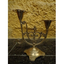 Castial em Bronze para 02 Velas